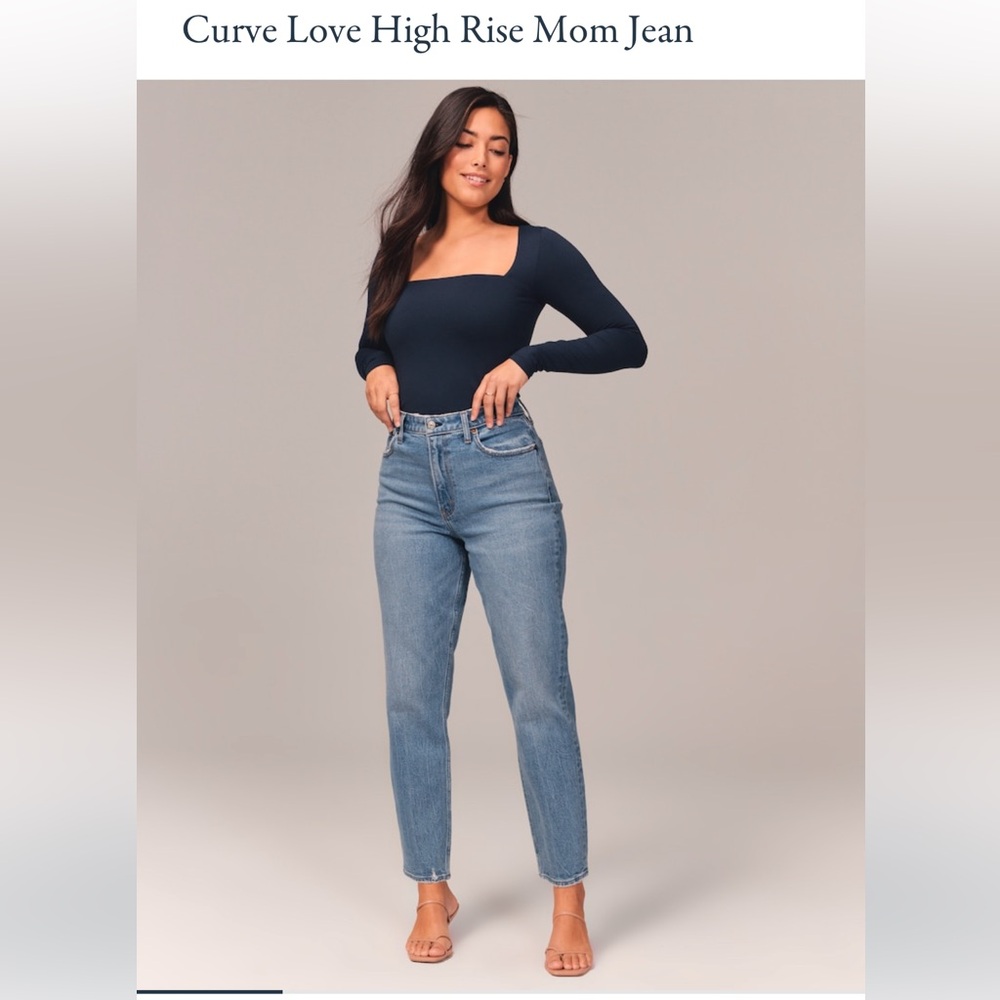 Abercrombie Curve Love High Rise Mom Jean